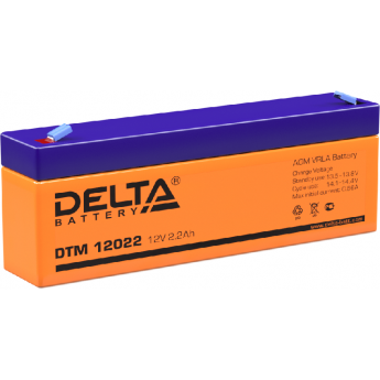 DTM 12022 Аккумуляторная батарея серии UPS Delta 12В / 2,2Ач 0,99 0,66 А DELTA BATTERY DTM 12022 Аккумуляторная батарея серии UPS Delta 12В / 2,2Ач 0,99 0,66 А DELTA BATTERY