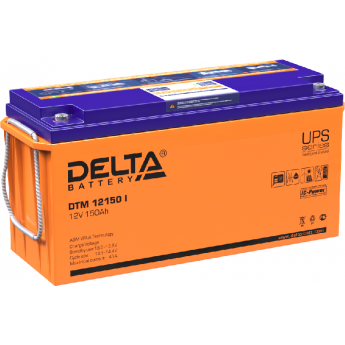 DTM 12150 I Аккумуляторная батарея серии UPS Delta 12В / 150Ач 43,2 45 А DELTA BATTERY DTM 12150 I Аккумуляторная батарея серии UPS Delta 12В / 150Ач 43,2 45 А DELTA BATTERY