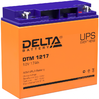 DTM 1217 Аккумуляторная батарея серии UPS Delta 12В / 17Ач 5.7 5,1 А DELTA BATTERY DTM 1217 Аккумуляторная батарея серии UPS Delta 12В / 17Ач 5.7 5,1 А DELTA BATTERY
