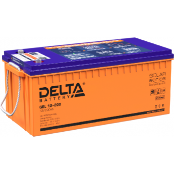 GEL 12-200 Аккумуляторная батарея серии GEL Delta 12В / 200Ач 64,7 40 А DELTA BATTERY