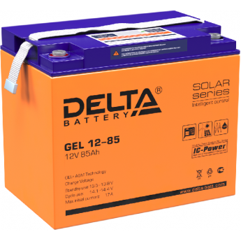 GEL 12-85 Аккумуляторная батарея серии GEL Delta 12В / 85Ач 25,2 17 А DELTA BATTERY