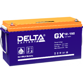 GX 12-150 Аккумуляторная батарея серии GEL Delta 12В / 150Ач 47 30 А DELTA BATTERY