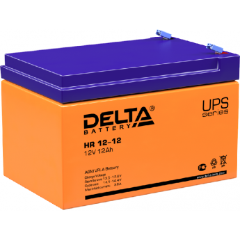 HR 12-12 Аккумуляторная батарея серии UPS Delta 12В / 12Ач 3.9 3.6 А DELTA BATTERY