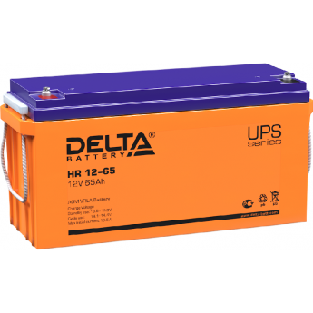 HR 12-65 Аккумуляторная батарея серии UPS Delta 12В / 65Ач 23,4 19,5 А DELTA BATTERY